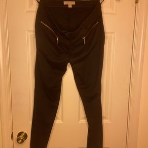 Michael Kors Black Pants with zipper accents on pockets